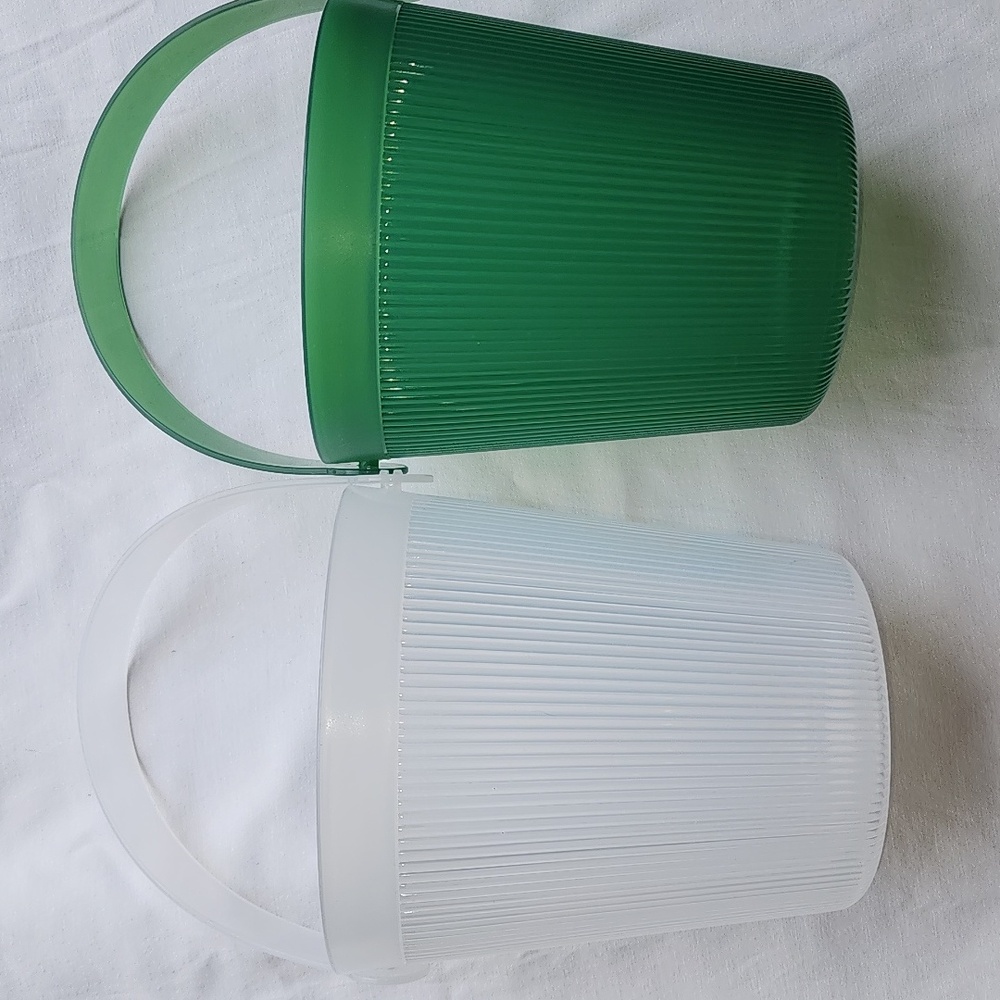 New Plastic Ice Bucket In Clear Or Green